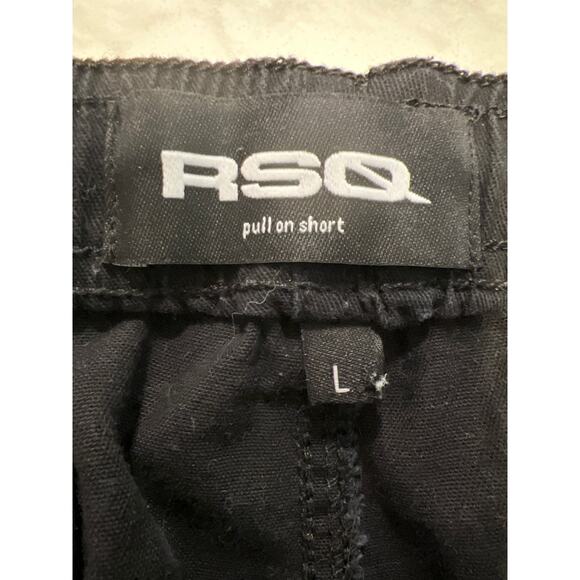 Tilly’s RSQ Men’s Comfort Mid Rise Elastic Waistband Pull On Short Size‎ L Black - Picture 3 of 3